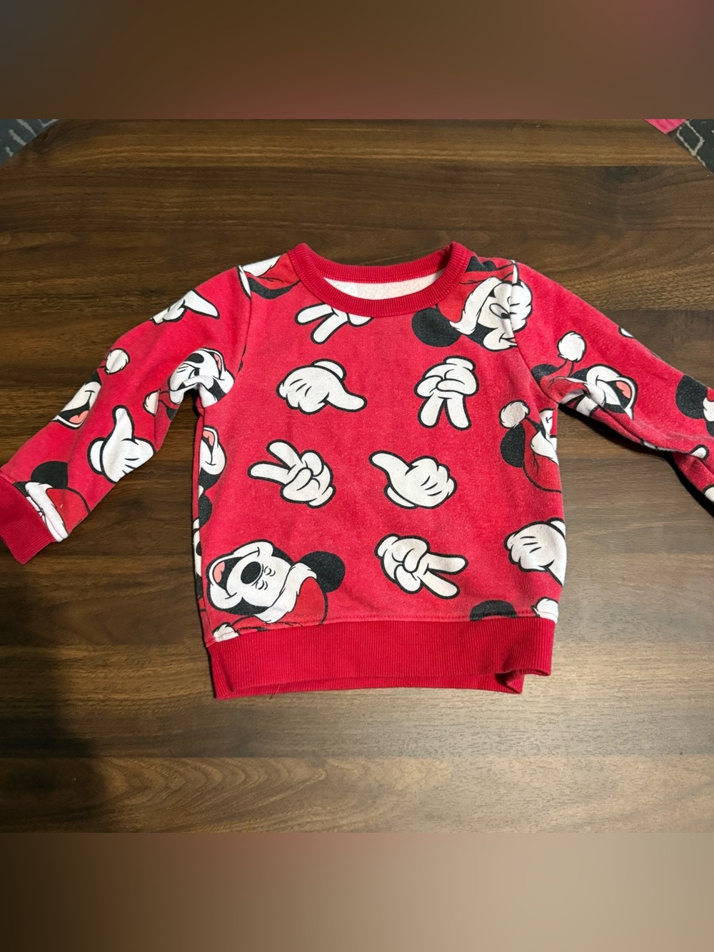 Baby boy Disney Christmas Mickey Mouse sweater